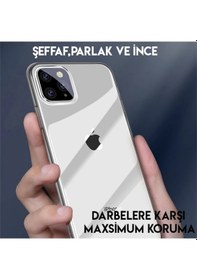 Resim Baseus Simplicity Series Apple Uyumlu iPhone 11 Pro Max 6.5 Kılıf Şeffaf Gel Silikon Kılıf- 5775 