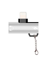 Resim Ally Lightning to Dual Lightning Dönüştürücü Adaptör Gümüş 