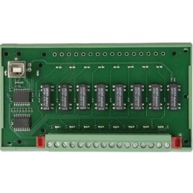 Resim Quancom Usbrel8 Usb Role Kartı (8 Role) - Usb Çıkış Modulü 