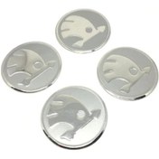 Resim Jant Göbeği Arma Skoda Alüminyum 60Mm. 4'Lü Set Silver 