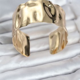 Resim BURCU MODA Pirinç Gold Renk Levha Model Kadın Bileklik 