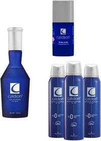 Resim Caldion Classic Erkek Edt Parfüm 100 ml & Deodorant 3 * 150 ml Avantajlı Set, Roll On HEDİYELİ 