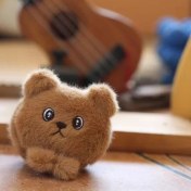 Resim Baijiafu2 Yeni 1 Adet Dört Inç Iyi Şanslar Karikatür Peluş Oyuncak Bebek Anahtarlık Sevimli Bebek Anahtar Küçük Kolye Seti (Yurt Dışından) 