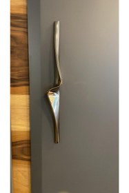 Resim Taşkın Aksesuar Otto Metal Kulp 160mm Krom Dolap Kapak Modern Çekmece Ünite Komidin Şifonyer Gümüş Mobilya Kulbu 