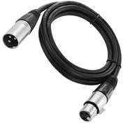 Resim BK Teknoloji 3 Pin Xlr Mikrofon Mikser Ses Uzatma Kablosu - 3 Metre 