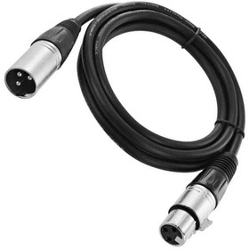 Resim BK Teknoloji 3 Pin Xlr Mikrofon Mikser Ses Uzatma Kablosu - 3 Metre 