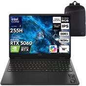 Resim HP OMEN 16-am0018nt Ultra 7-255H 40-GBDDR5 2 TBSSD RTX5060 16" Freedos + S. Çantası BQ1Z1EAHMF10 