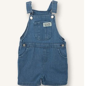 Resim Defacto Erkek Bebek Çizgili Jean Tulum H5357a526hsnm28 Mavi-nm28 