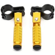 Resim Hightower Golden Dayanıklı Alüminyum Alaşım Bisiklet Arka Pedal Çifti - Katlanır Kaymaz Ayaklık 