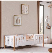 Resim Montessori Karyola, Berlin Mdf Montessori Yatak - Ceviz 