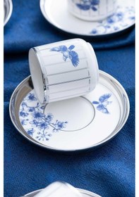 Resim Acar Savannah 12 Parça Porselen Kahve Fincanı Beyaz 