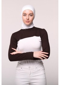 Resim Altobeh Sıfır Yakalı Boyunluklu Kolluk Kahve Rengi Çok Renkli 