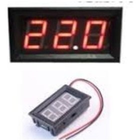 Resim Sineparelektronik-H27V 3.5-30V 2 Kablolu Dc Kırmızı Voltmetre 