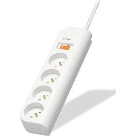 Resim Mcreative F9E400FR1M Akım Korumalı Uzatma Priz, 4lü, 1m,giriş Voltajı 230,4 Ac Çıkış,ac Girdi Frekansı 50,ürün Rengi Beyaz 