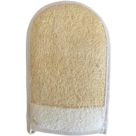 Resim Doğal Kabak Lifi El Geçmeli Sırt Ve Vücut Kesesi 15 X 22 