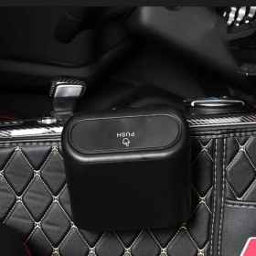 Resim MERİVİA Araç Içi Takılarak Sabitlenebilen Mini Kapaklı Çöp Kovası (5405) 