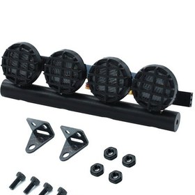 Resim Geekyou Trx-4 Ve Scx10 İçin 4'lü Led Aydınlatma Seti - 5v-7.4v Alüminyum Rc Araç Aydınlatma 