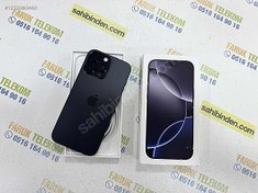 Resim Apple iPhone 16 Pro Max İkinci El TR | 256 GB | Siyah İkinci El 5 GÜNLÜK HATASIZ ÇİZİKSİZ 16 PRO MAX 256 GB SİYAH FARUK TLKMDA