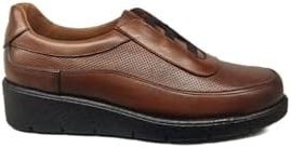 Resim Öztürk Napa Shoes Kadın Hakiki Deri Sıkıştırılmış Köpük Taban Rahat Ultra Hafif Günlük Dolgu Topuk Ayakkabı PRA-12844499-555140 