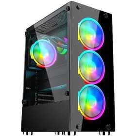 Resim Snt NCON NC-IIZ2 4xARGB Fan Mid Tower ATX Bilgisayar Kasası 