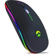 Resim Everest SM-BT11 USB Siyah 2 In 1 Bluetooth 2.4ghz Şarj Edilebilir Kablosuz Mouse 