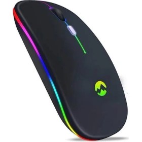 Resim Everest SM-BT11 USB Siyah 2 In 1 Bluetooth 2.4ghz Şarj Edilebilir Kablosuz Mouse 