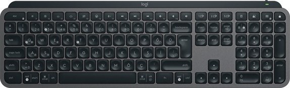 Resim Mx Keys S Türkçe Tuş Dizimi Siyah Gelişmiş Kablosuz Klavye Logitech