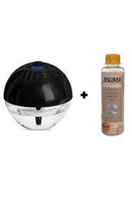 Resim Zariff Evim Sihirli Küre Hava Temizleme Makinesi Işıksız Siyah + 1 Adet Chackar Solüsyonu 