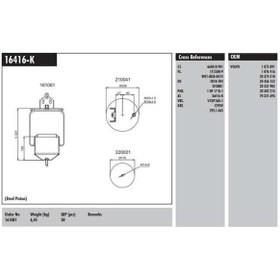 Resim DINGIL KORUGU VOLVO FM 400/430/FH 12 420/440/480/500/520 FH 16 450/480/520 CONNECT MD 16416-K OEM 