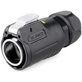 Resim Lp-24-c/rj45/015/pe-41-001 Su Geçirmez Ethernet Konnektörü - Erkek 