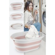 Resim Biterse Katlanır Çamaşır Sepeti Yer Kaplamayan Pratik Katlanır Sepet 38 Lt 45 x 63 x 27 