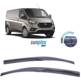 Resim SUNPLEX Transit 2014 Üzeri Modeller Için Cam Rüzgarlığı (mugen) 2 Prç. 1.sınıf Kalite 