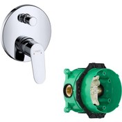 Resim Hansgrohe Focus E2 Tek Kollu Ankastre Banyo Bataryası +Iç Set Hansgrohe