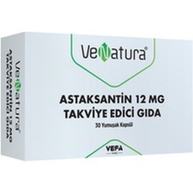 Resim Venatura Astaksantin 12Mg 30 Yumuşak Kapsül 
