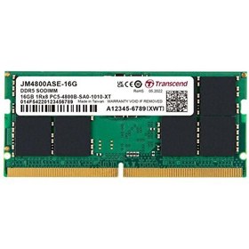Resim Transcend JM4800ASE-16G 16GB DDR5 4800Mhz CL40 1.1V Notebook Ram 