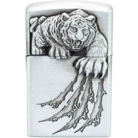 Resim Als Gazlı Aslan Pençesi Temalı Kaliteli Metal Çakmak 