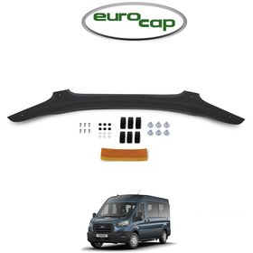 Resim Kolaylıspider Eurocap Ford Transit Ön Kaput Koruyucu Rüzgarlık 3mm (ABS) 14-18 