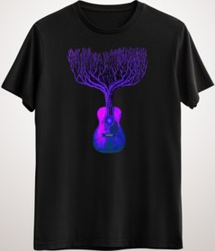Resim GreenMint Unisex Siyah Gitar Guitar Roots 