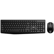 Resim Fude Ek785 2.4g Kablosuz Klavye Mouse Kombo Taşınabilir Klavye Ve Mouse Seti Tak Ve Çalıştır Geniş Uyumluluk Ofis Oyunu Siyah 
