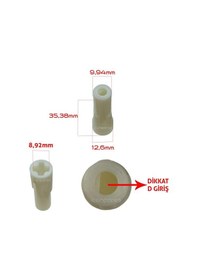 Resim Goldmaster İle Uyumlu 3201m Prospeed Blender Motor Kavrama Dişlisi Kaplin 3adet D Girişli 