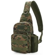 Resim Novahub Unisex Kamp Desenli Göğüs Çantası - Geniş Kapasiteli, Dayanıklı Ve Modaya Uygun, 600d Oxford Malzeme. Ordu Yeşili Bir, Klasik Desenli Yeşil 