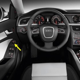 Resim After Audi A4 2009-2012 Dış Dikiz Ayna Ayar Düğmesi Kolu Otomatik Katlama 8K0959565C 