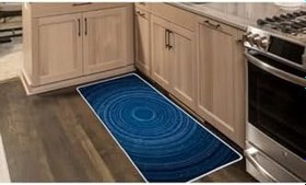 Resim Colorix Carpet Kaymaz Taban Tezgah Önü Mutfak Paspası 75x150 cm No: 040 