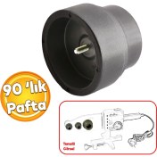 Resim Badem10 Pvc Pprc Tesisat Boru Paftası 90 Lık mm Plastik Boru Kaynak Birleştirme Makinesi Paftası Yedeği 