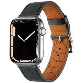 Resim Teknodur Watch 42mm Uyumlu Krd-76 Pu Deri Kordon Strap Kayış Clo- Koyu Yeşil 
