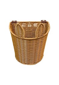 Resim Suntek Çocuklar Rattan Depolama Sepeti Piknik Yurt Dış Mekan Kahverengi 