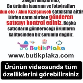 Resim BUTİKPLAKA Dikkat Arabada Bebek Var/pleksi Ikaz Levhası/prens-prenses Var 