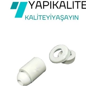 Resim 4 Adet Taharat Çubuğu Ucu Plastik Beyaz Taharet Borusu Ucu Beyaz 