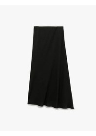 Resim Koton Kloş Midi Siyah Kadın Etek 6wak70097uw Siyah 