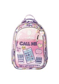 Resim Muggle 3 Bölmeli Call Me Okul Sırt Çantası Lila Mu-5751 Lila 